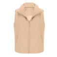 thumbnail image 3 of Women's Sleeveless Fleece Casual Vest Coat with Attached Hat for Winter Warmth Wear, 3 of 6
