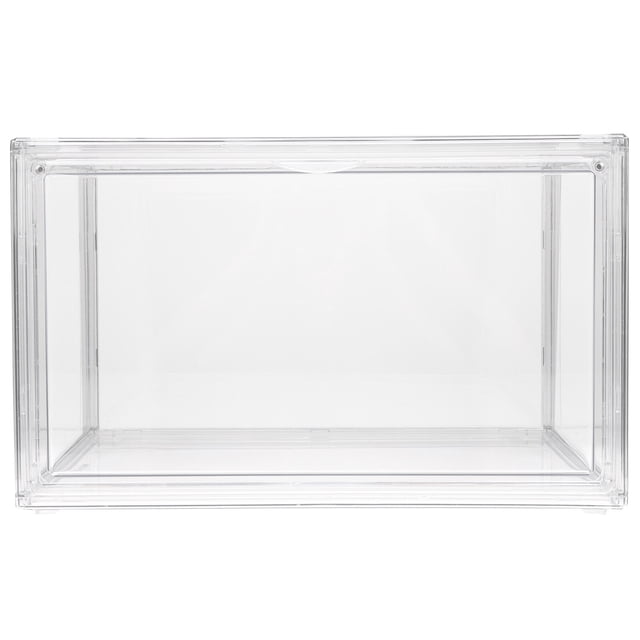 Transparent Dust-proof Bookshelf Book Storage Box Stackable Bookshelf for Home