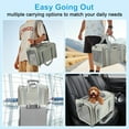 thumbnail image 3 of Transportadora para Gatos Aprobada por Aerolíneas Expandible Unique Bargains, 3 of 7