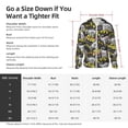 thumbnail image 4 of Yiaed White Retro Off-Road Vehicle Print Sun Shirts UPF 50+ Protection Hoodie Rash Guard Shirt UV Shirt Long Sleeve Fishing Outdoor Lightweightase-Small, 4 of 5