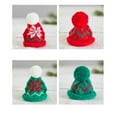 thumbnail image 6 of 4PCS Mini Santa Hats Christmas Scarf Set, Mini Santa Hats for Crafts Mini Christmas Decorations Christmas Tree Ornaments for DIY Craft Art Snowman Doll, 6 of 7
