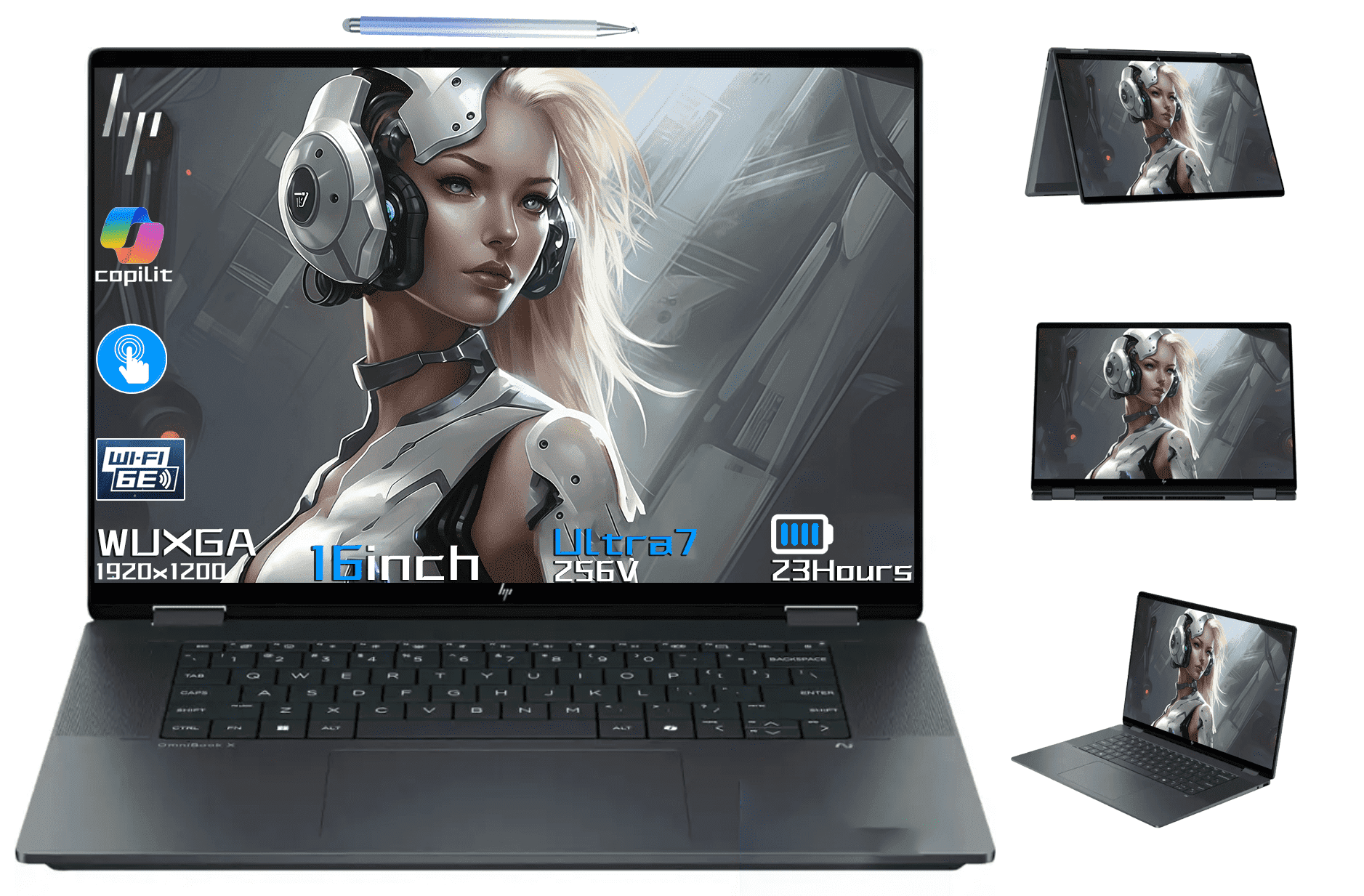 HP x360 タップチ　パネル　Ryzen 7-5700 16GB 512 HP Envy x360 15.6