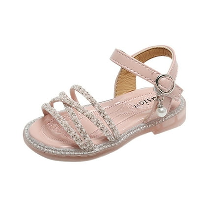 

yinguo non-slip girls shoes beach kids soft-soled sandals children princess girl s shoes