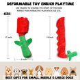 thumbnail image 3 of Alfombrilla para perros Lilford Rose Puzzle Squeaky Crinkle Snuffle, 3 of 6