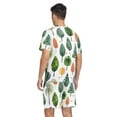 thumbnail image 2 of joogoo Men's Pajama Set Trees Christmas V-Neck Pj Shorts Set 2 Piece Loungewear Sleepwear XXL, 2 of 7