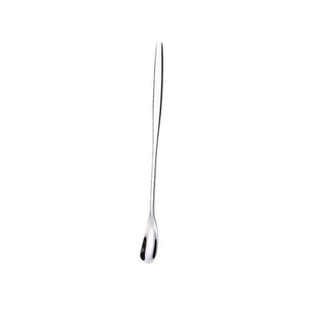 

304 Stainless Steel Stir Spoon Long Handle Dessert Coffee Ice Scoops Short Teaspoon
