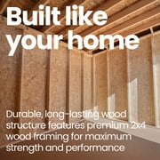 Handy Home Products Rookwood 10 ft. x 18 ft. Wood Storage Shed