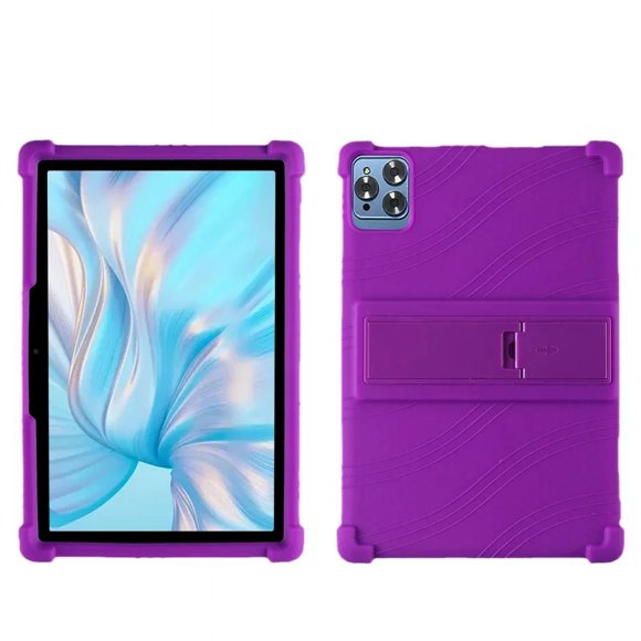 For DOOGEE First Tablet T10 10.1 Inch Tablet protective case Thickened anti-falling and anti-collision silicone protective case PURPLE For DOOGEE