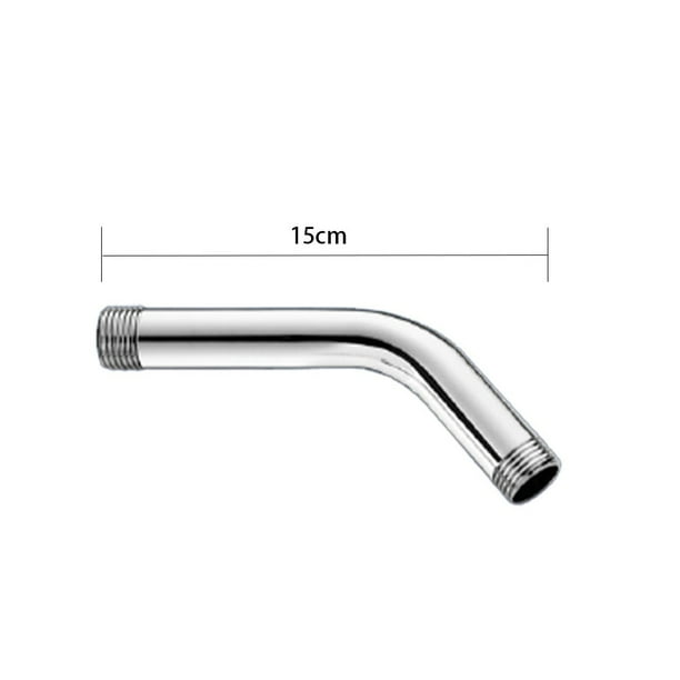 Stainless steel Shower Head Extension Arm Straight Angled Extra Hose