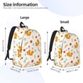 thumbnail image 3 of Yiaed Squirrel Maple Leaves And Nuts Print Backpack, Premium Laptop Backpack, Travel Backpack for Women, Lightweight Backpacks, Comfortable Back Pack-Medium, 3 of 5