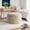 Beige, variant on Serta Big Round Lounger Foam Filled Bean Bag Chair, Gray, 36" D x 20" H