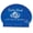Blue, variant on Water Gear Swim Hard or Get Out Latex Swim Cap