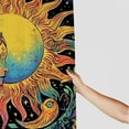 thumbnail image 3 of Autua Sun Moon Psychedelic Bathroom Shower Curtain Set with Hooks 36"x72, 3 of 7