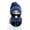 3Pcs/Set Navy Blue, variant on Dengjunhu 4Pcs/Set Fleece Lined Winter Hats for Women Knit Beanie Hat Scarf Mask Gloves Set Warm Soft Slouchy Skull Cap with Pompom