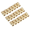 thumbnail image 3 of MasteelfCA 20pcs Furniture Insert Nut Socket Threaded Insert Nuts Copper Furniture Screw, 3 of 7
