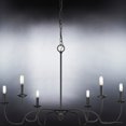 thumbnail image 4 of Luxury Traditional Chandelier, 24H x 40W, with Farmhouse Style, Midnight Black, UHP4081 by Urban Ambiance, 4 of 5