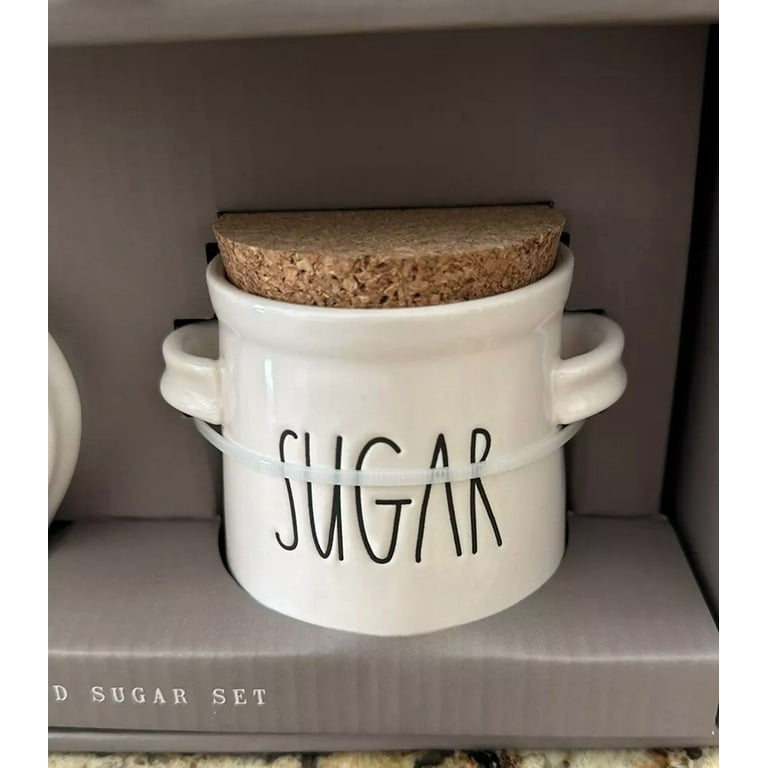 Rae Dunn Cream and Sugar Ceramic Set - Walmart.com
