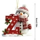thumbnail image 3 of Adornos navideños, adornos navideños, regalos navideños, 26 letras, decoración para árbol de Navidad, colgante, adornos para árbol de Navidad, adornos navideños DIY, decoración navideña, decoración co, 3 of 9