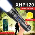 thumbnail image 1 of LED Rechargeable Tactical Laser Flashlight 90000 High Lumens Original Quality, 1 of 9