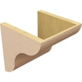 thumbnail image 5 of 10"W x 10"D x 10"H Wide Carmel Rough Cedar Woodgrain TimberThane Corbel, Primed Tan, 5 of 6