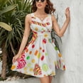 thumbnail image 3 of Lollipop Food Candy Sundress Sleeveless Dress Summer Women Clothes Dress for Women Dresses, 3 of 7