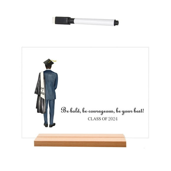 Placa Acrilica Personalizada Para Graduacióngraduation Gifts 2025 Personalized Graduation Gifts For Her Him Erasable DIY Transparent Desktop Decoration Ornaments