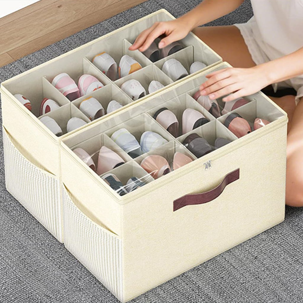 Shoe Protector Box Moisture Resistant Dustproof Travel Storage Solution