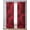 Deep Red Bright Red, variant on Red Roses Sheer Curtains 84 Inch Length 2 Panels Set for Living Room/Bedroom, Valentine's Day Flowers Floral Vintage Kitchen Curtains Grommet Semi-Sheer Curtains Drapes Window Treatments 52"x84"x2