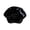 Black, variant on QueMer Practical Spoon Rest Holder For Kichen Thick Ceramic With Elegant Flower Embossing And Stable Base