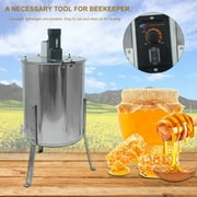 Electric 4 Four Frame Stainless Steel Honey Extractor Beekeeping Equipment Honeycomb Drum