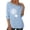 Sky Blue, variant on Vedolay Long Sleeve Tops for Women Long Sleeve V-Neck Fall Tops Loose Beach Blouses Black,S