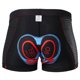 thumbnail image 5 of Lixada Pantalón de Ciclismo con Almohadilla de Silicona Transpirable, Estampado Combinado, Talla M, Rojo y Azul, Ajuste Personalizado, 5 of 6
