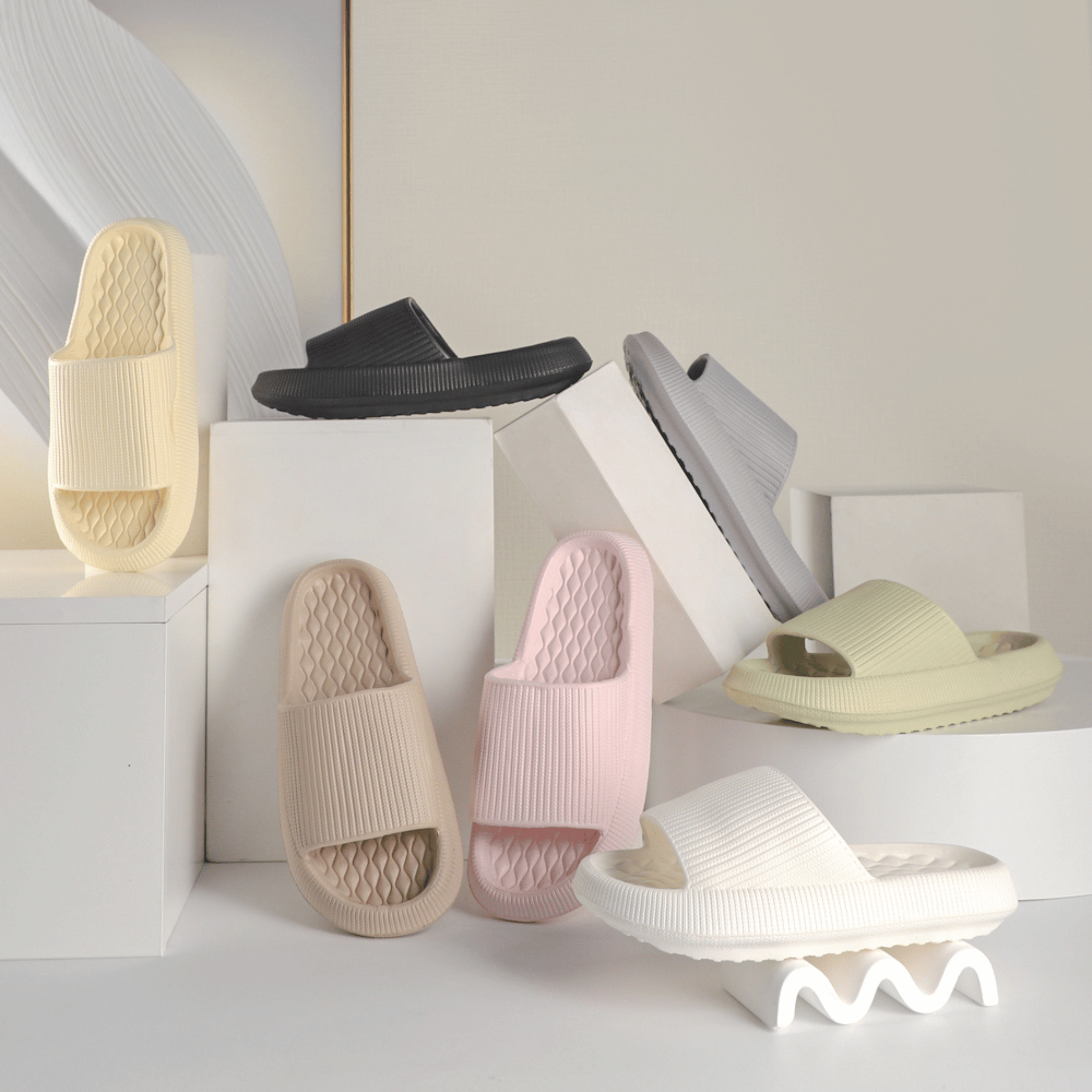 BERANMEY Eco-Friendly Cloud Slippers, Unisex photo 7