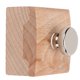 thumbnail image 4 of Bloque De Lijado De Madera, Herramienta De Bruñido Bloque De Papel De Lija De Madera Herramientas De Cuero Hechas A Mano Versátiles Resistente A La Abrasión Para Pulir Dar Forma ANGGREK Otros, 4 of 8