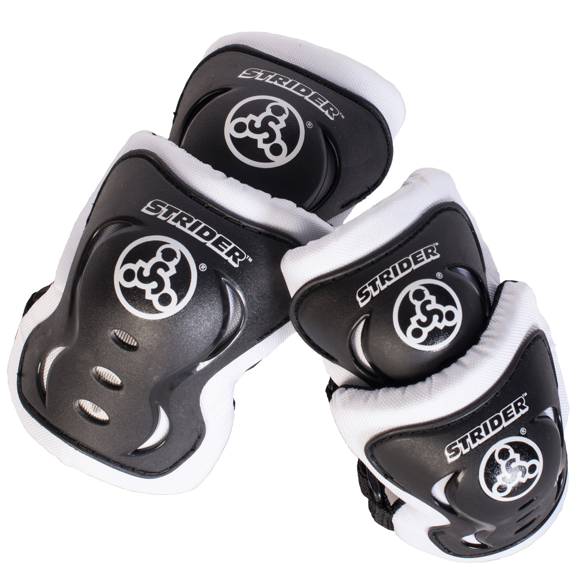 New Strider Knee Elbow Pad Set Black Toddler Accessory Kids Toy Gift Play Child