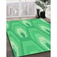thumbnail image 2 of Ahgly Company Indoor Rectangle Patterned Lime Mint Green Area Rugs, 2' x 3', 2 of 6