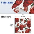 thumbnail image 5 of GZHJMY Set of 6 Chinese Rose Flower Satin Napkin Square 20 Inches Table Napkins Soft Smooth Decorative Napkins for Wedding Banquet Party Decoration, 5 of 6