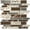 Brown, variant on Peel and Stick  Self Adhesive Backsplash Wall Marble Tiles Stickers  for Kitchen Bathroom,Spliced Blue (10-Sheet, 12"x12")