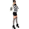 thumbnail image 3 of Joyfy Adult Women Robber Costume, Bank Robber Costume Woman for Halloween Costume and Party Cosplay for Fun, 3 of 8