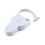 Limei Automatic Telescopic Tape Measure,Perfect Body Tape Measure,Self-Tightening Body Measuring Ruler,Retractable Double Scales Rulers,Perfect Waist Tape Measure (White)