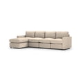 thumbnail image 1 of Sofá Seccional Modular Adapti 4 Plazas + Otomano | Beige Ostra, 1 of 9