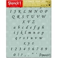 thumbnail image 2 of Stencil1 Corsiva Font Stencil - 0.5" Alphabet Letters Art Stencil, 2 of 5