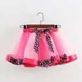 thumbnail image 2 of adviicd Skirts for Girls Toddler Girls Tutu Skirt Kids Solid Tiered Princess Party Layered Little Tulle Skirts for Girls (Hot Pink,6-8 Years), 2 of 5