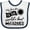 White and Navy, variant on Inktastic My Grandpa is the World's Best Farmer Tractor Design Boys or Girls Baby Bib