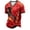 Red, variant on Mens German Soccer Tshirts Short Sleeve International Football T-Shirts for Men Casual V Neck Germany Flag Graphic Soft Athletic Tops