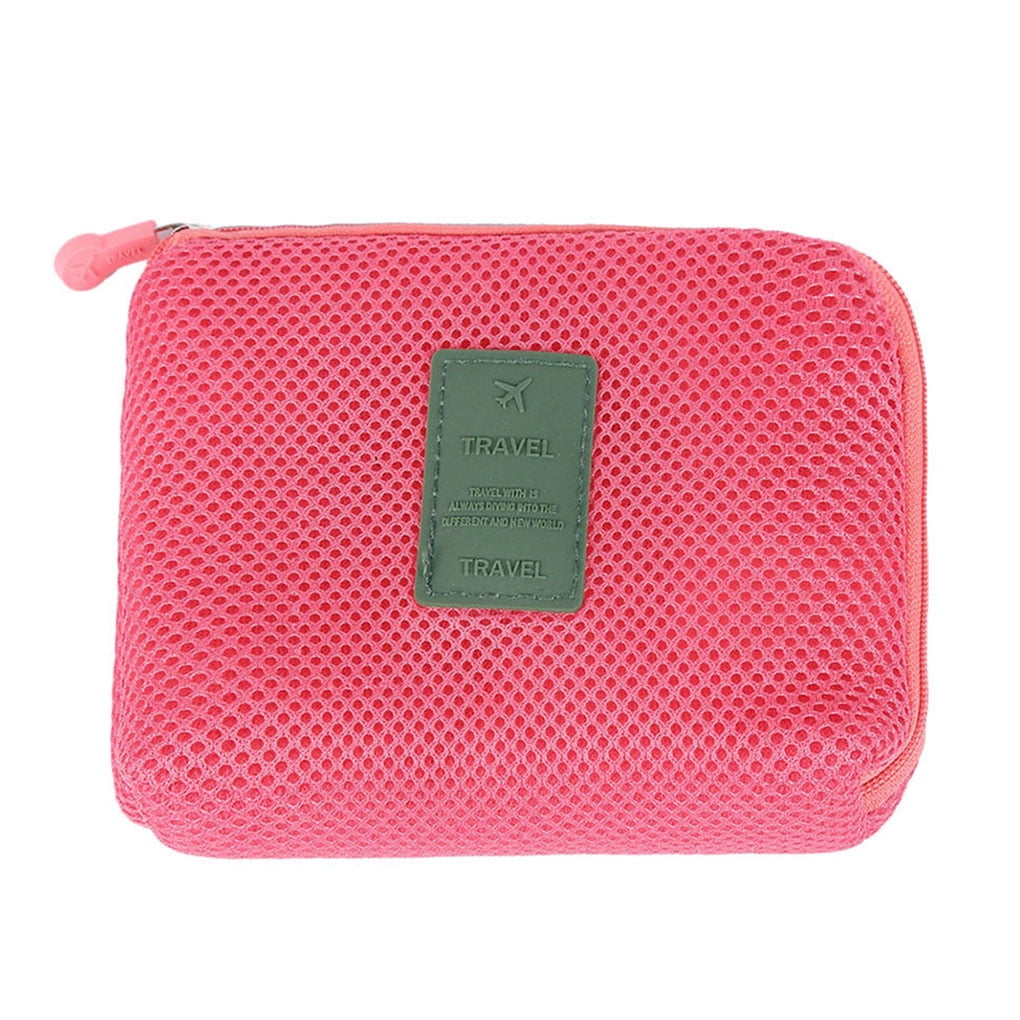 Travel Storage Bag USB Cable Earphone 