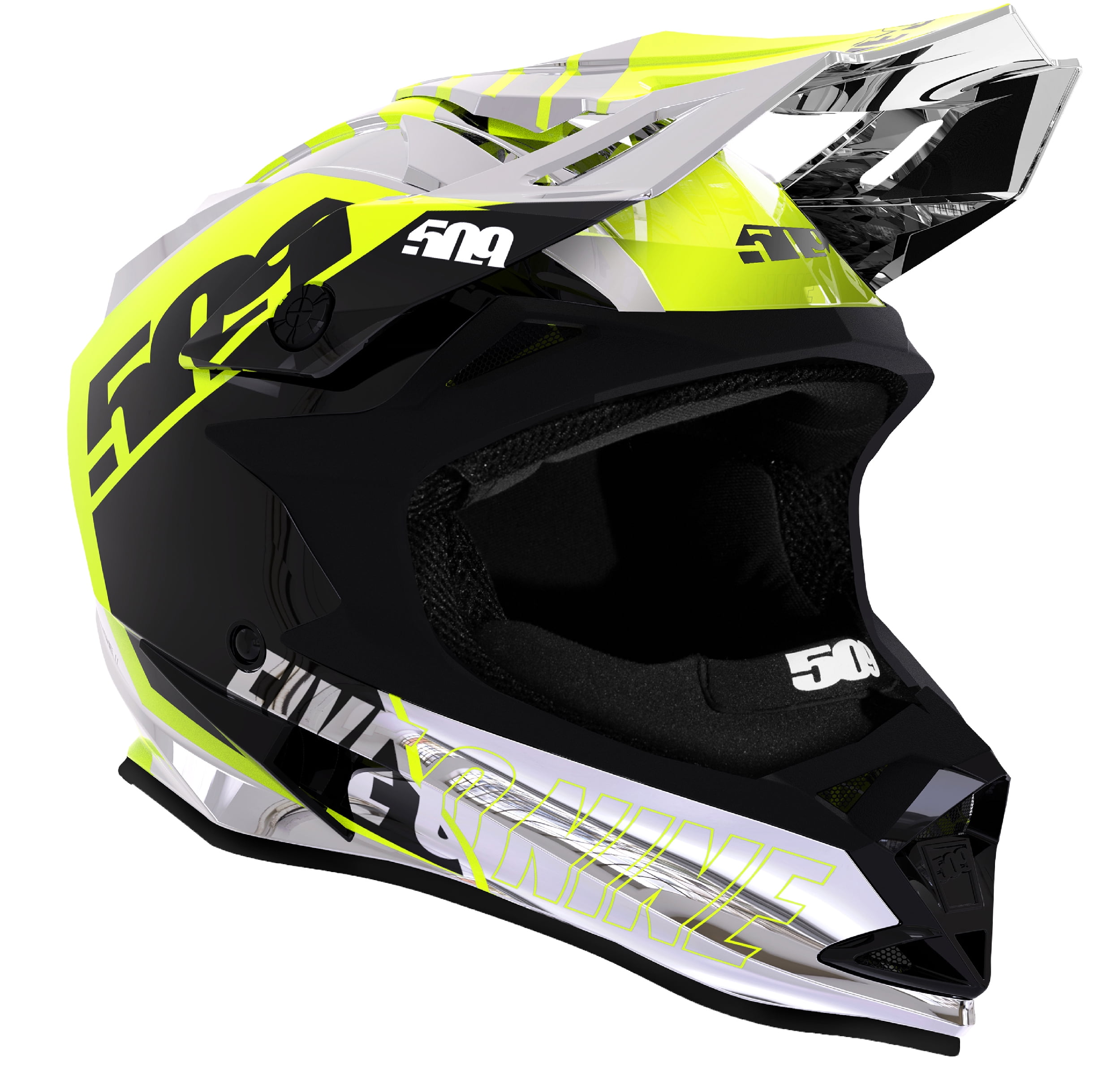 509 Adult Chromium Hi-Vis Altitude Snowmobile Helmet 2020 Snocross