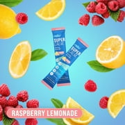 Nello Supercalm Drink Mix - Ashwagandha KSM 66, Magnesium Glycinate & L-Theanine Supplement - Ashwagandha Root Extract - Focus and Relaxation Support (20 Travel Packets) - Raspberry Lemonade