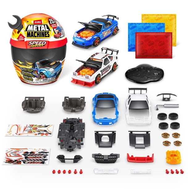 Metal Machines Speed Heroes by ZURU, build and race your own race