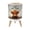 Color 4, variant on Small Trash Can with Lid Highland Cow Baby Brown Peeping Highland Cattle Cute Funny 1.8 Gallon Dog Proof Trash Can Round Garbage Can Waste Bin Wastebasket for Bathroom Bedroom Living Room